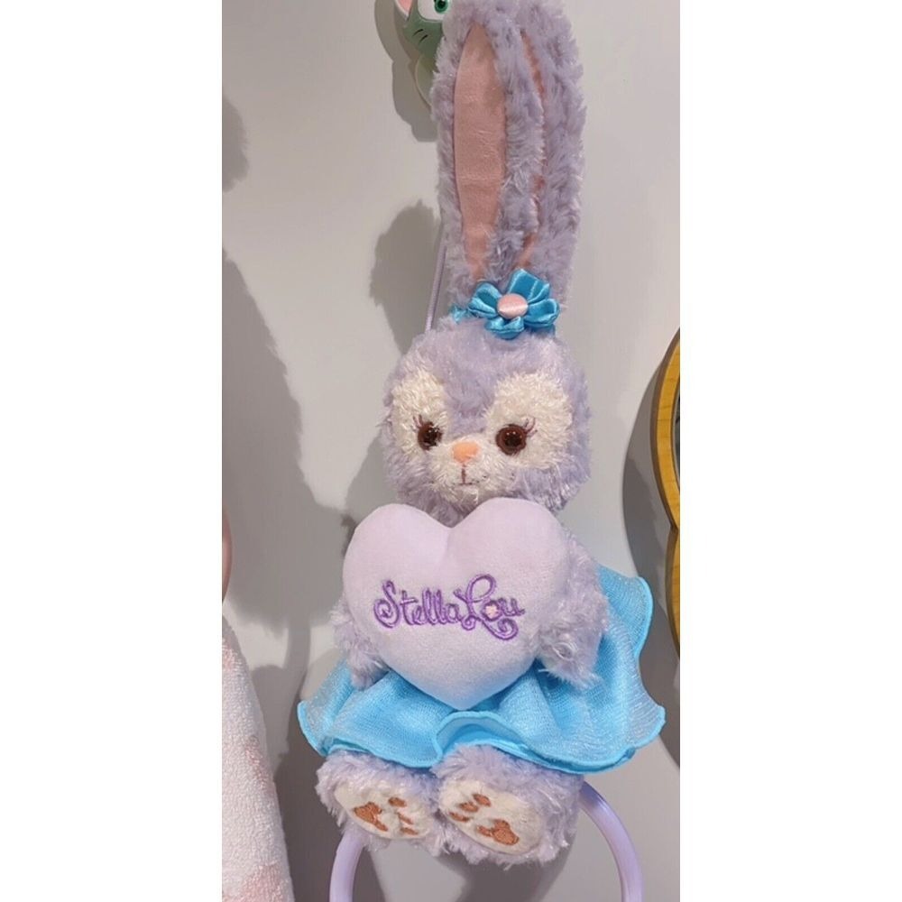 Disney Shanghai Disneyland Resort Authentic Stellalou Plush Towel Hanger NWT‎